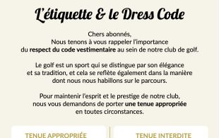 L'étiquette & le Dress Code