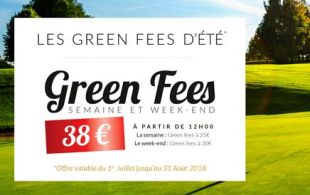 Offre Green Fees été 2018